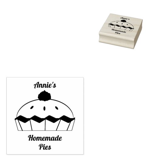 Homemade Pies Art Briefmarke Gummistempel (Stempel)
