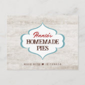 Homemade Pies Postkarte (Rückseite)