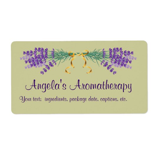 Homemade Potpourri Label (Vorne)