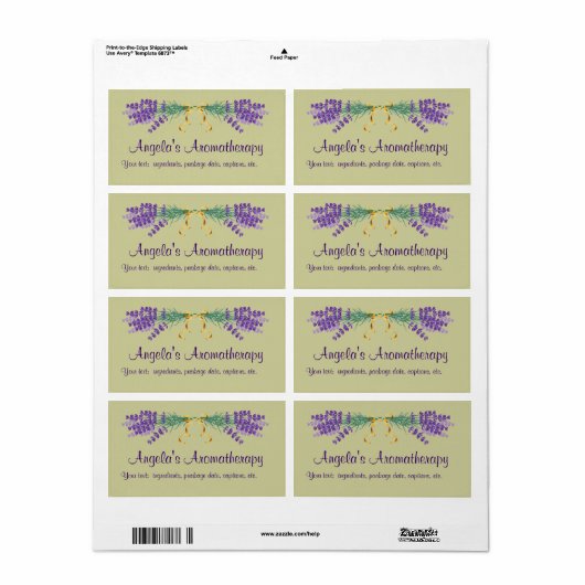 Homemade Potpourri Label (Vorne)