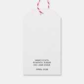 Homemade Pumpkin-Konservenetikett Geschenkanhänger (Rückseite)