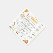 Homemade Pumpkin Pie | Erntedank Friendsgiving Serviette (Ecke)