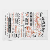 Homemade Pumpkin Pie Rezept | Bauernhof Geschirrtuch (Horizontal)