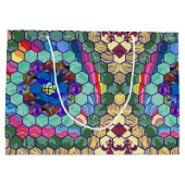 Homemade Quilt Große Geschenktüte (Rückseite)