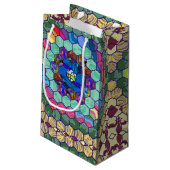 Homemade Quilt Kleine Geschenktüte (Rückseite Schrägansicht)