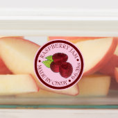 Homemade Raspberry Jam Jelly behält sich vor von Etiketten (Befestigt)