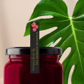 Homemade Raspberry Jam Thin Label Etiketten