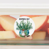 Homemade Rosemary Salt and Spice Etiketten (Befestigt)