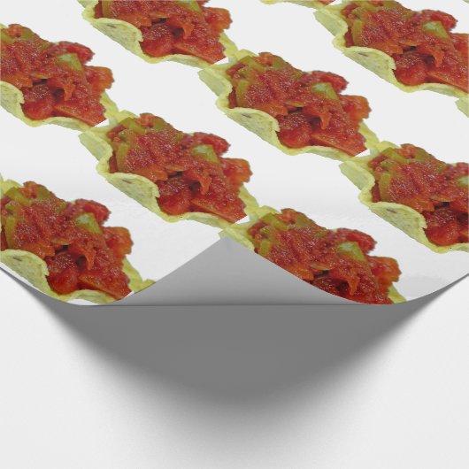 Homemade Salsa Geschenkpapier (Ecke)