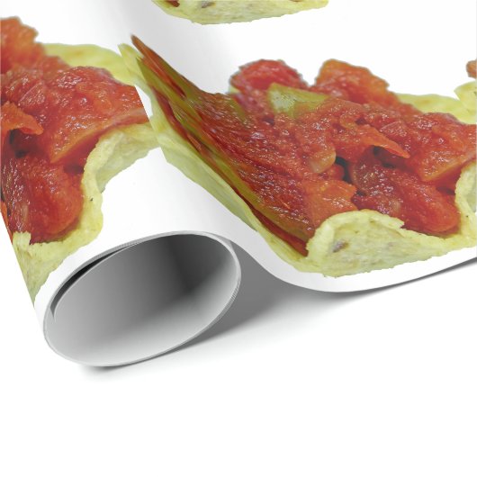 Homemade Salsa Geschenkpapier (Rolleneckpunkt)