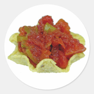 Homemade Salsa Runder Aufkleber