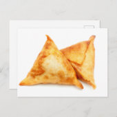 Homemade Samosas Postkarte (Vorne/Hinten)
