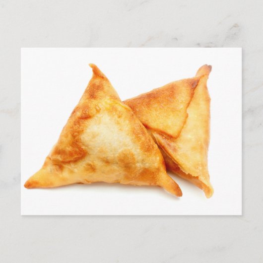 Homemade Samosas Postkarte (Vorderseite)