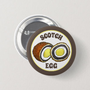 Homemade Scotch Eggs UK British Snack Food Button