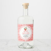 Homemade Spiced Apple Cider Label Alkoholflaschenetikett (Vorderseite)