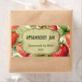 Homemade Stawberry Jam Labels Set (Insitu)