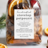Homemade Stovetop Potpourri Gift Labels Lebensmitteletikett