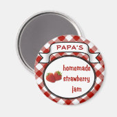 Homemade Strawberry Jam Magnet (Vorderseite/Rückseite)