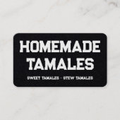 Homemade Tamales Visitenkarte (Vorderseite)