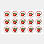 Homemade Tomato Sauce Canning Product Label Etiketten (Blatt)