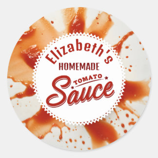 Homemade Tomato Sauce Runder Aufkleber