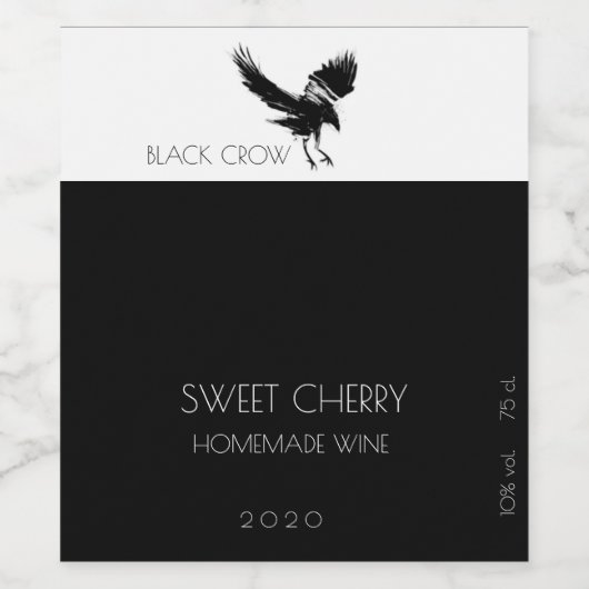 HOMEMADE WEINETIKETT (Einzelnes Label)