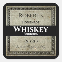Homemade Whiskey Personalisiert