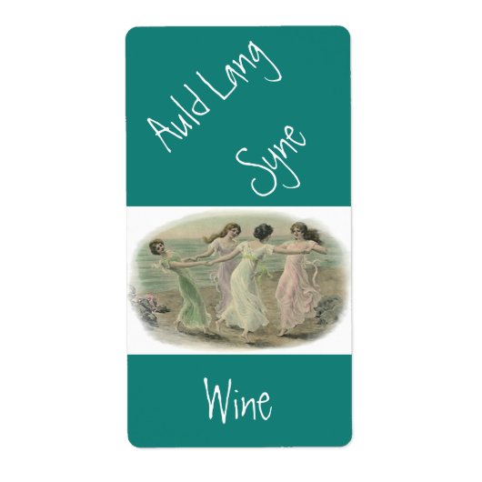 Homemade Wine Antique auld lang Synonym Label Freu (Vorne)
