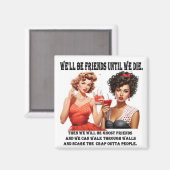 Homemaker Best Friends Magnet (Vorderseite/Rückseite)