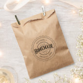 Homemed Vintage Personalisierte Label Fevor-Tasche Geschenktütchen (Ausgeschnitten)