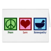 Homeopath Peace Liebe Homöopathie (Vorderseite (Horizontal))