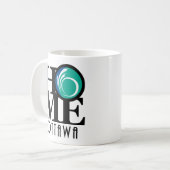 HOMEOttawa 11oz (Stadtflagge) Kaffeetasse (Vorderseite Links)
