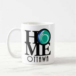 HOMEOttawa 11oz (Stadtflagge) Kaffeetasse