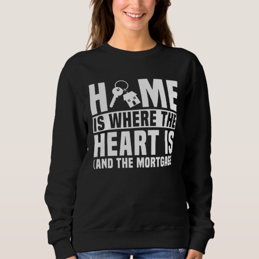 Homeowner Saying Housewarming Party Joke Sweatshirt (Vorderseite)