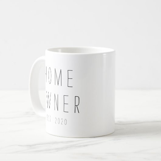 HOMEOWNER-TASSE KAFFEETASSE (Vorderseite Links)