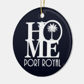 HOMEPort Royal South Carolina Keramik Ornament (Links)