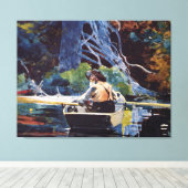 Homer - Adirondack Guide Leinwanddruck (Insitu (Holzboden))