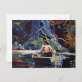 Homer - Adirondack Guide Postkarte (Vorne/Hinten)