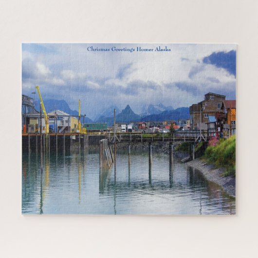 Homer Alaska Chrismas Grüße Puzzle (Horizontal)