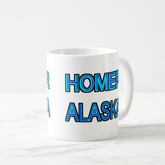 Homer Alaska Kaffeetasse (VorderseiteRechts)
