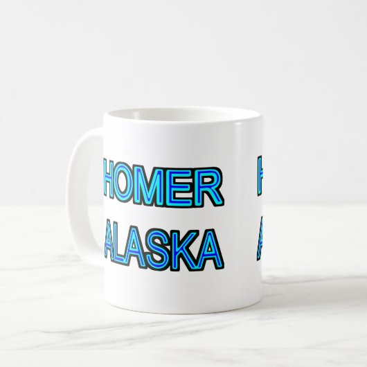 Homer Alaska Kaffeetasse (Vorderseite Links)