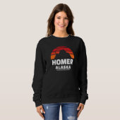 Homer Alaska Mountains Sunset Sweatshirt (Vorne ganz)
