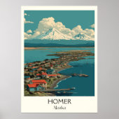 Homer Alaska Spit Kachemak Bay Poster (Vorne)