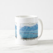 Homer, Alaskawatercolor-Kaffee-Tasse Kaffeetasse (VorderseiteRechts)