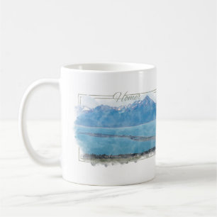 Homer, Alaskawatercolor-Kaffee-Tasse Kaffeetasse