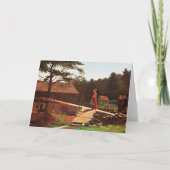 Homer - Alte Mühle, berühmtes Bild, Karte (Vorderseite)