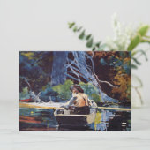 Homer - Andirondack Guide, berühmtes Bild, Karte (Stehend Vorderseite)