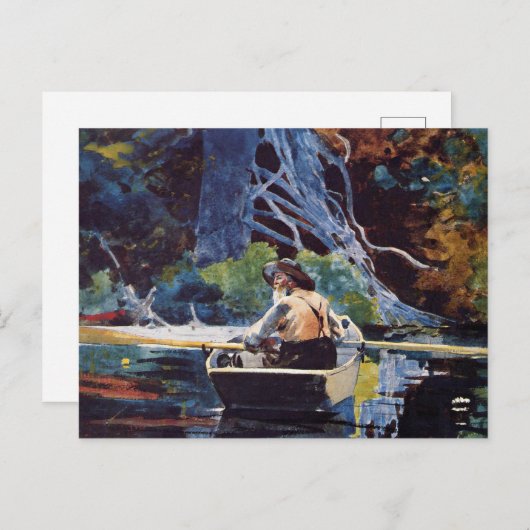 Homer - Andirondack Guide Postkarte (Vorne/Hinten)