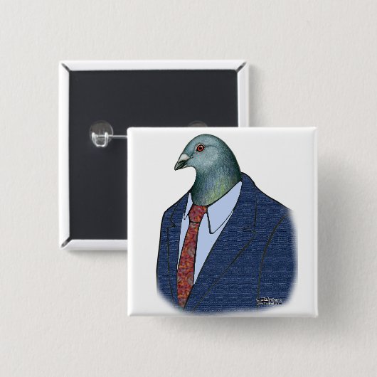 Homer Anzug Button (Vorne & Hinten)