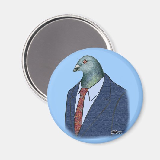 Homer Anzug Magnet (Vorderseite/Rückseite)